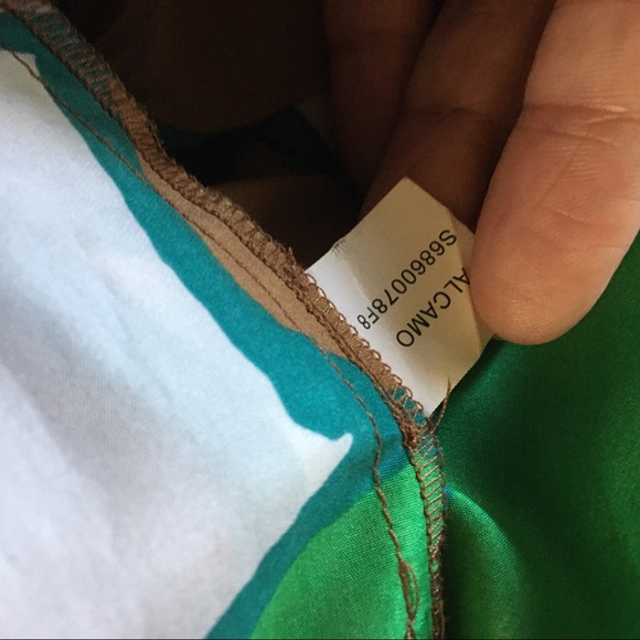 Diane Von Furstenberg Flutter Sleeve Silk Blouse Top Size -8 - Picture 4 of 6